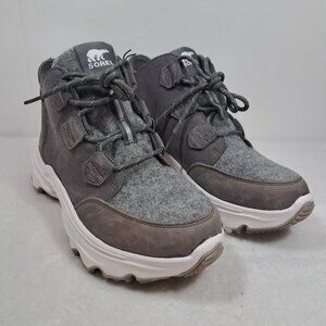 Sorel Kinetic Breakthru Caribou Women’s Waterproof Boots Gray Size 10 NL4903-052